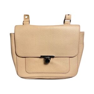 Gaiko Purse Tan leather and Nylon Shoulder Bag